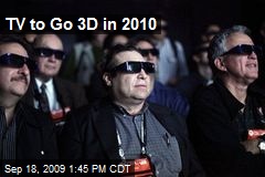 TV to Go 3D in 2010