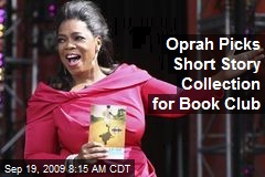 Oprah Picks Short Story Collection for Book Club