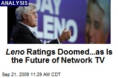 Leno Ratings Doomed...as Is the Future of Network TV