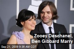 Zooey Deschanel, Ben Gibbard Marry