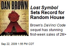 Lost Symbol Sets Record for Random House