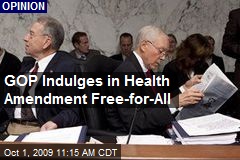 GOP Indulges in Health Amendment Free-for-All