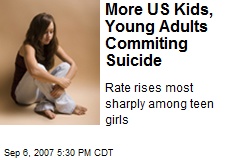 More US Kids, Young Adults Commiting Suicide