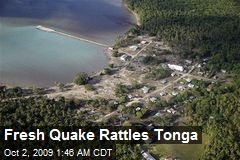Fresh Quake Rattles Tonga