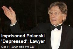 Imprisoned Polanski 'Depressed': Lawyer