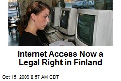 Internet Access Now a Legal Right in Finland