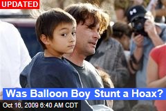 Was Balloon Boy Stunt a Hoax?