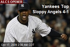 Yankees Top Sloppy Angels 4-1