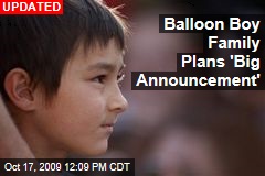 Balloon Boy Family Plans 'Big Announcement'