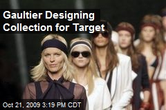 Gaultier Designing Collection for Target