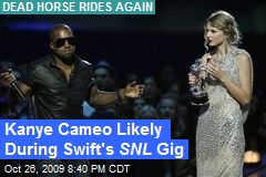 Kanye Cameo Likely During Swift's SNL Gig