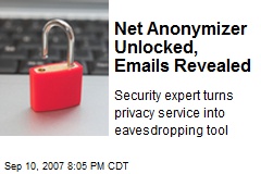 Net Anonymizer Unlocked, Emails Revealed