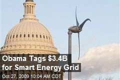 Obama Tags $3.4B for Smart Energy Grid
