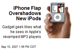 iPhone Flap Overshadows New iPods