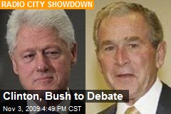 Clinton, Bush to Debate