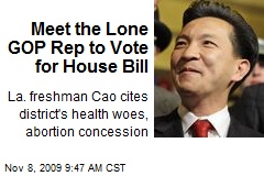Meet the Lone GOP Rep to Vote for House Bill