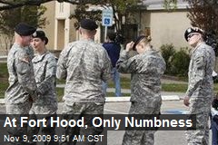 At Fort Hood, Only Numbness