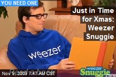Just in Time for Xmas: Weezer Snuggie