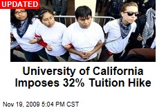 University of California Imposes 32% Tuition Hike