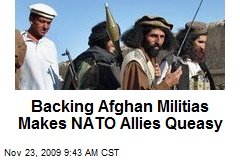 Backing Afghan Militias Makes NATO Allies Queasy
