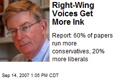 Right-Wing Voices Get More Ink