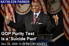 GOP Purity Test Is a 'Suicide Pact'