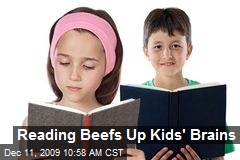 Reading Beefs Up Kids' Brains