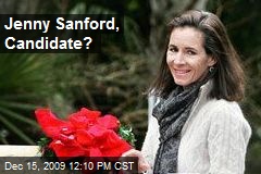 Jenny Sanford, Candidate?