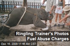 Ringling Trainer's Photos Fuel Abuse Charges
