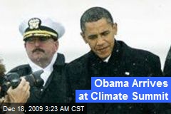 Obama Arrives at Climate Summit