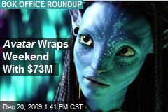Avatar Wraps Weekend With $73M