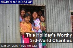 This Holiday's Worthy 3rd-World Charities