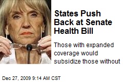 States Push Back at Senate Health Bill