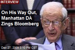 On His Way Out, Manhattan DA Zings Bloomberg