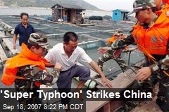 'Super Typhoon' Strikes China