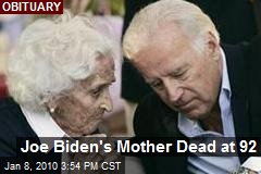 Joe Biden's Mother Dead at 92