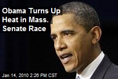 Obama Turns Up Heat in Mass. Senate Race