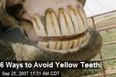 6 Ways to Avoid Yellow Teeth