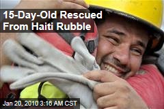 15-Day-Old Rescued From Haiti Rubble