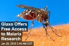 Glaxo Offers Free Access to Malaria Research