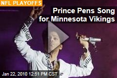 Prince Pens Song for Minnesota Vikings