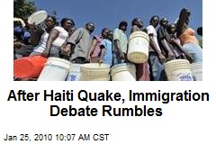 After Haiti Quake, Immigration Debate Rumbles