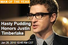 Hasty Pudding Honors Justin Timberlake