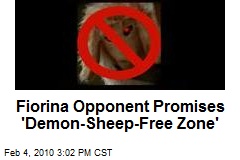 Fiorina Opponent Promises 'Demon-Sheep-Free Zone'