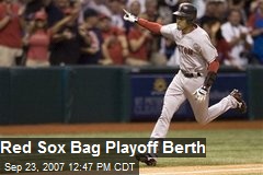 Red Sox Bag Playoff Berth