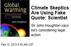 Climate Skeptics Are Using Fake Quote: Scientist