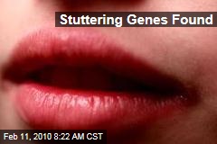 Stuttering Genes Found