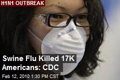 Swine Flu Killed 17K Americans: CDC