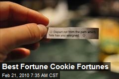Best Fortune Cookie Fortunes