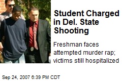 Student Charged in Del. State Shooting